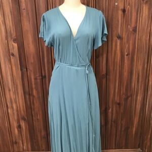 Lulus Ocean Blue Maxi Dress